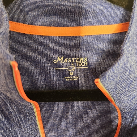 Blue Masters Tech Pull Over Size Medium - Picture 3 of 11